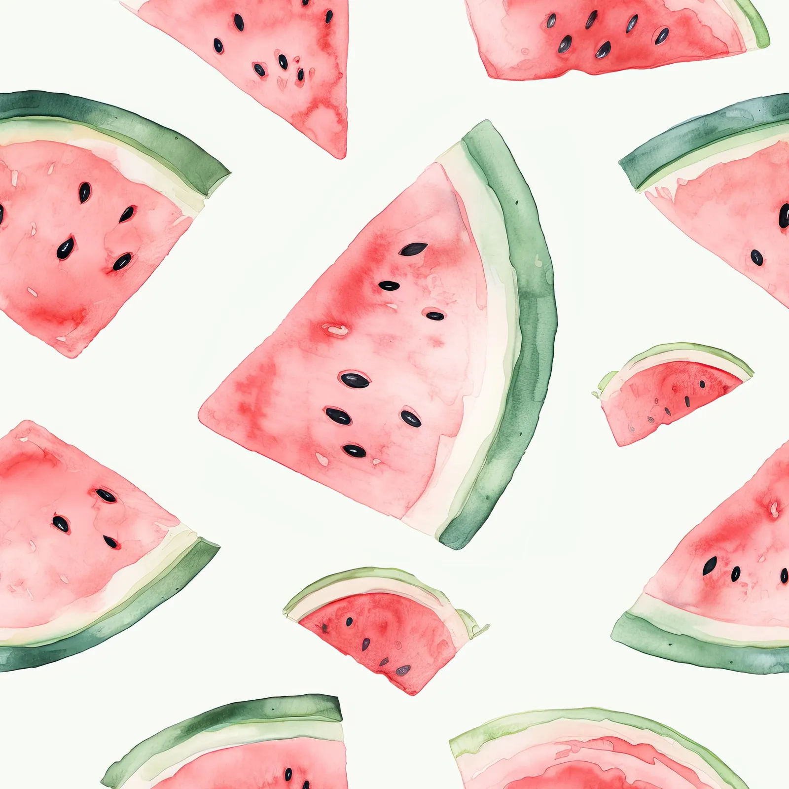 Watermelon Slices — seamless pattern tile